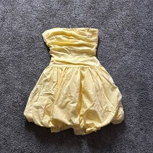 hello molly yellow dress NWT